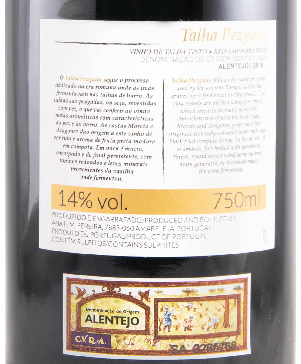2018 Talha Pezgada tinto