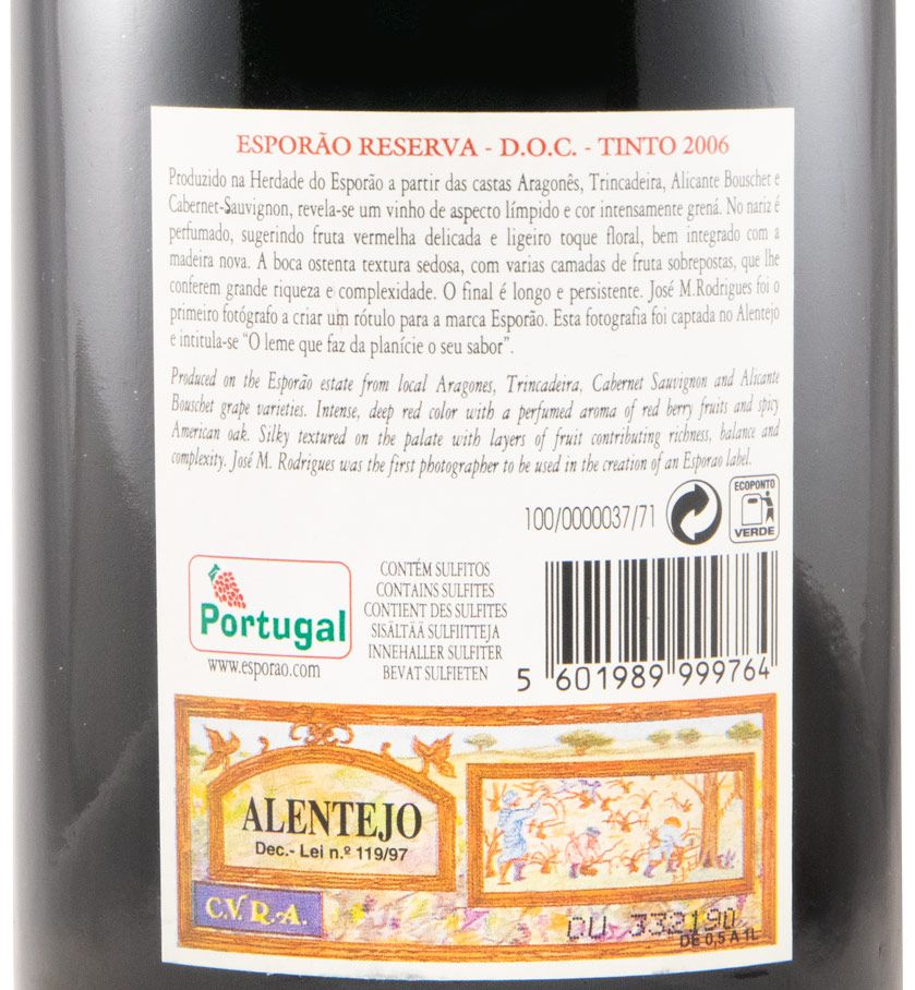 2006 Esporão Reserva red