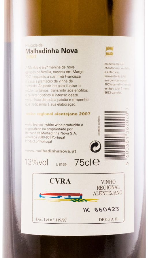 2007 Malhadinha white
