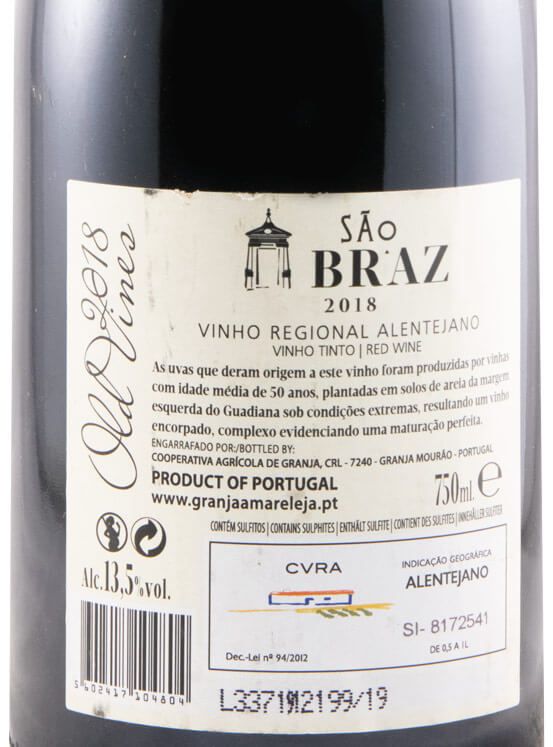 2018 São Braz Old Wines tinto