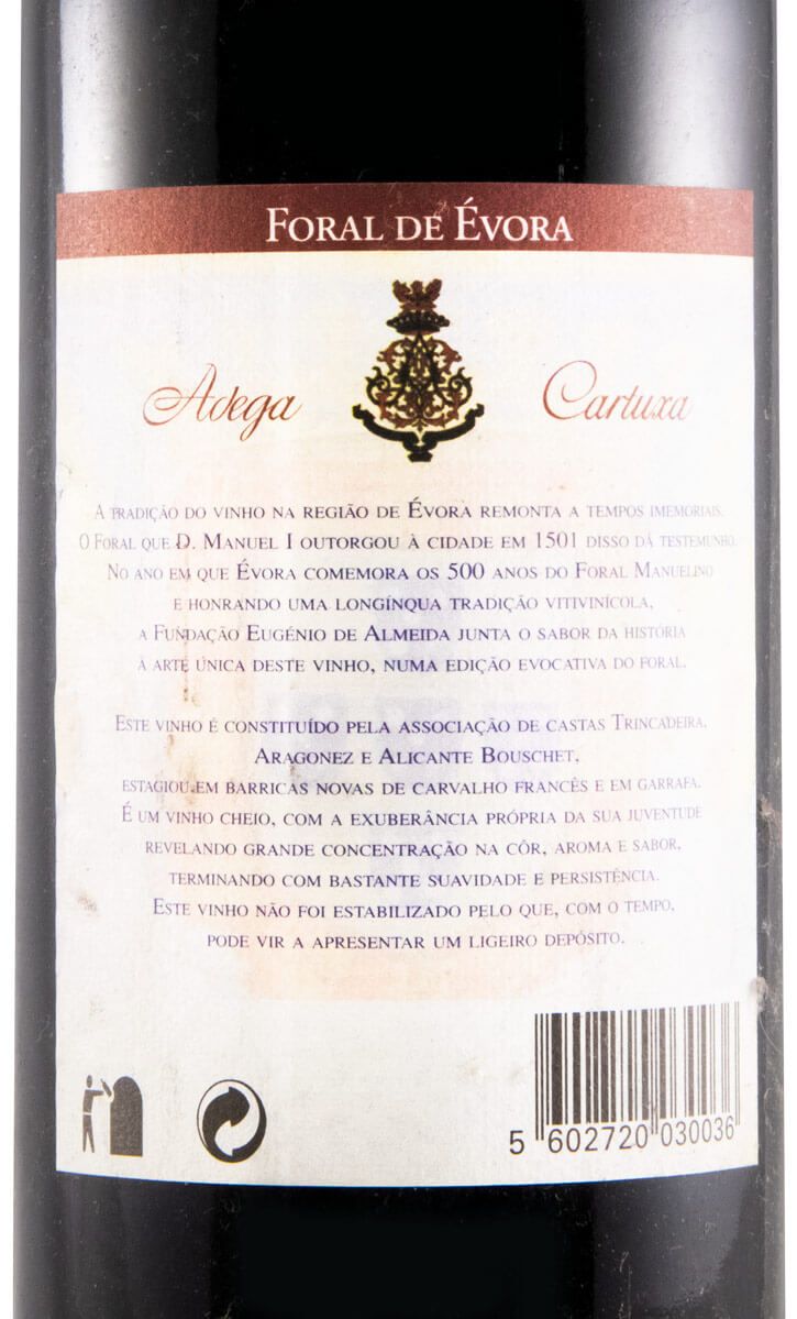 2003 Foral de Évora red