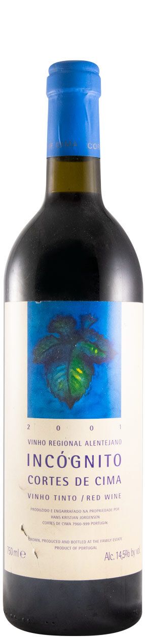 2001 Cortes de Cima Incógnito red