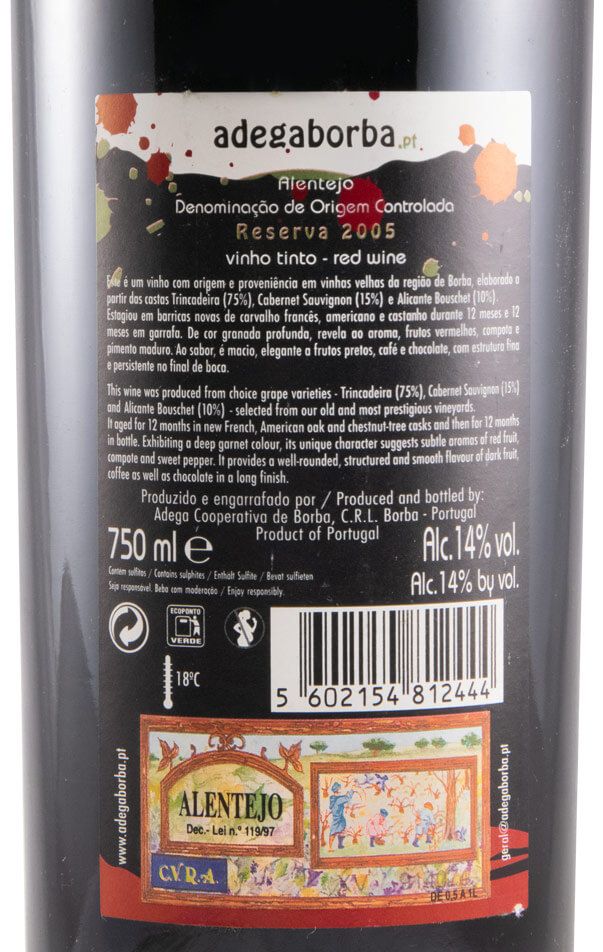 2005 Borba Reserva tinto