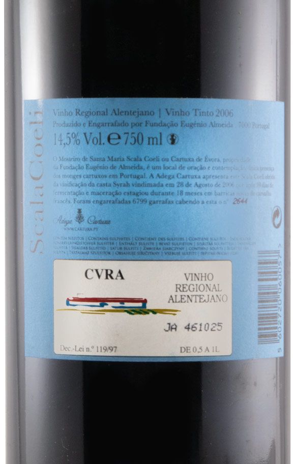 2006 Scala Coeli Syrah tinto