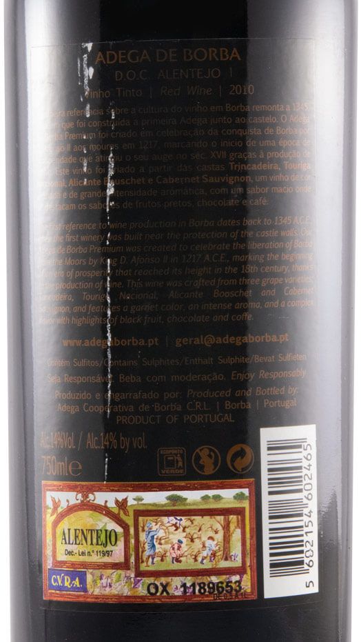2010 Borba Premium red