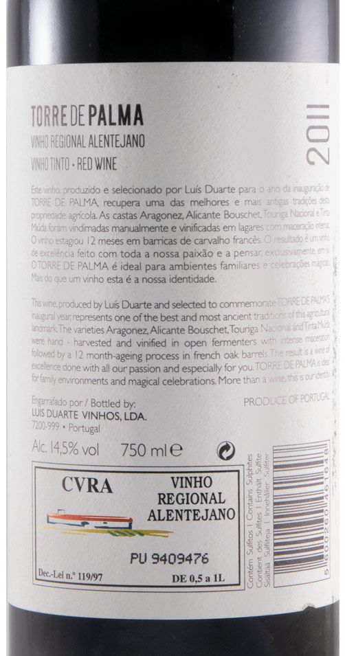 2011 Torre de Palma red