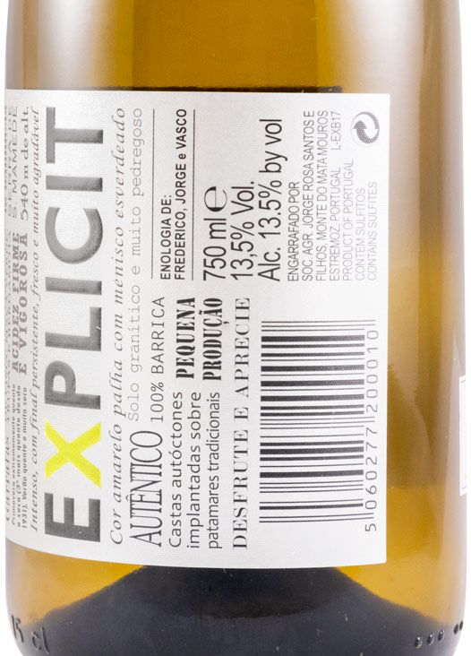 2017 Explicit Vinhas Velhas white