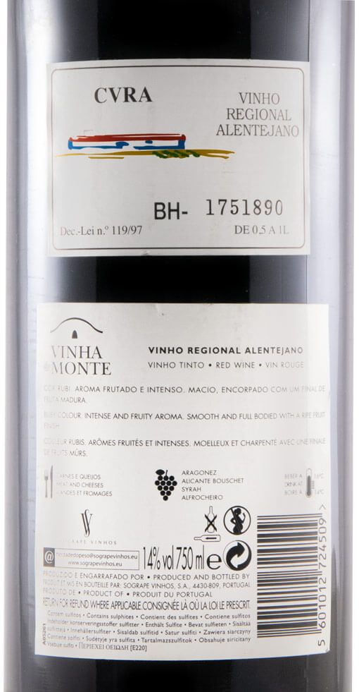 2009 Herdade do Peso Vinha do Monte red