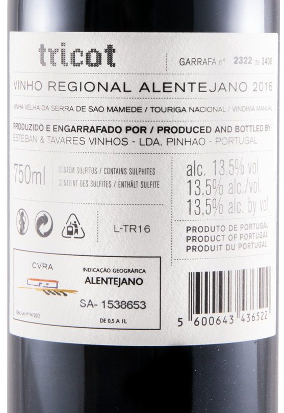 2016 Esteban & Tavares Tricot red