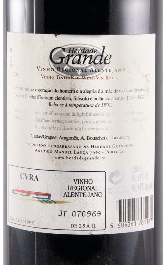2007 Herdade Grande tinto
