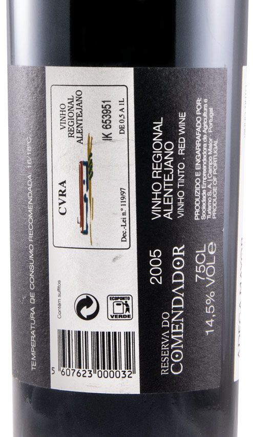 2005 Adega Mayor Reserva do Comendador tinto