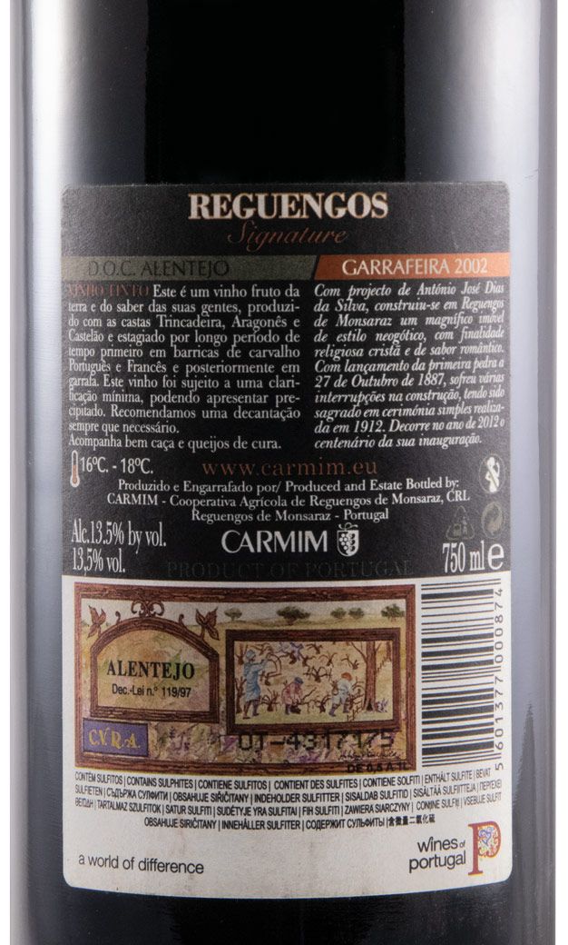 2002 Reguengos Signature tinto