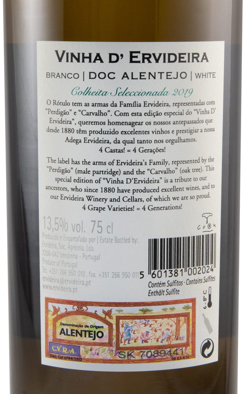 2019 Vinha D'Ervideira white