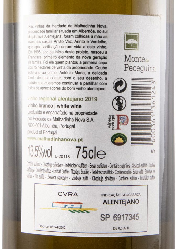 2019 Monte da Peceguina branco