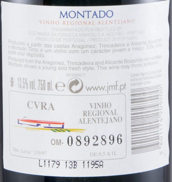 2010 José Maria da Fonseca Montado tinto