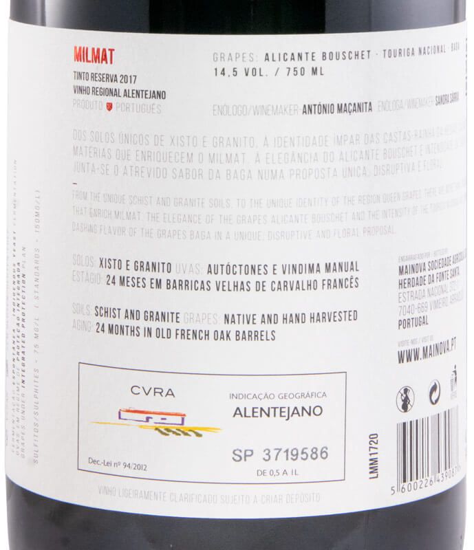 2017 Milmat Reserva tinto