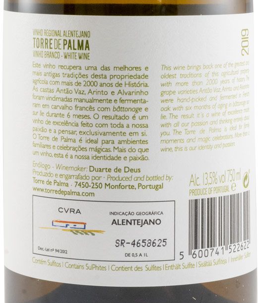 2019 Torre de Palma white