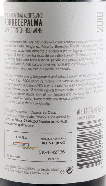 2018 Torre de Palma red