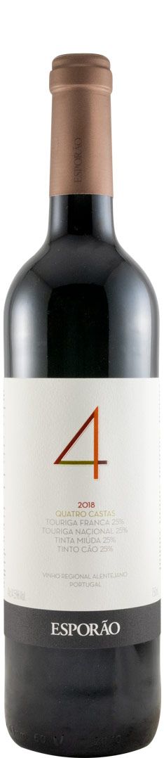 2018 Herdade do Herdade Quatro Castas red
