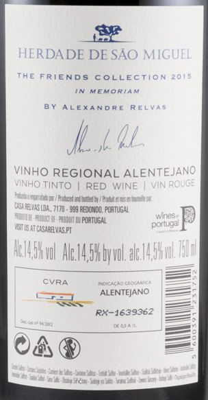 2015 Herdade de São Miguel Friends Collection tinto