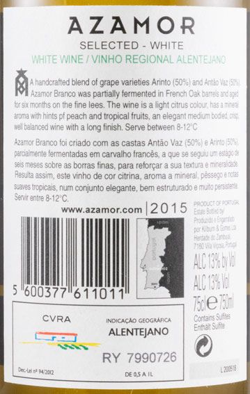 2015 Azamor Selected white