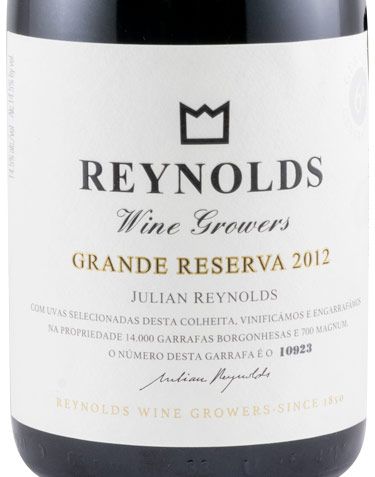 2012 Julian Reynolds Grande Reserva red