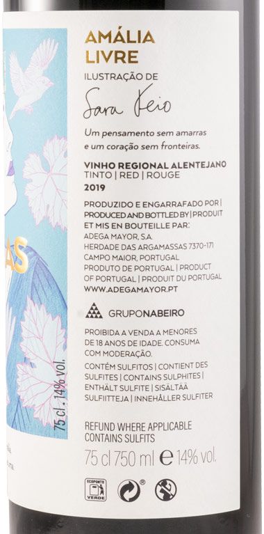 2019 Tripack Amálias red 3x75cl