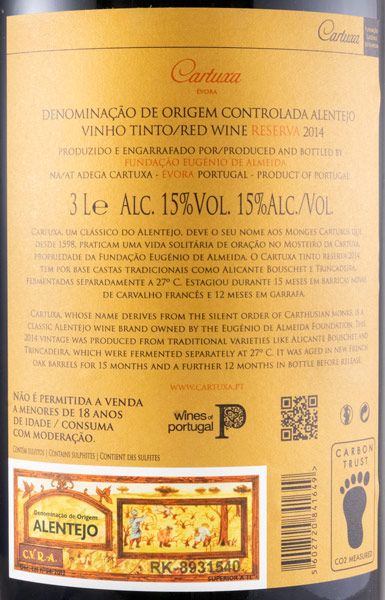 2014 Cartuxa Reserva red 3L