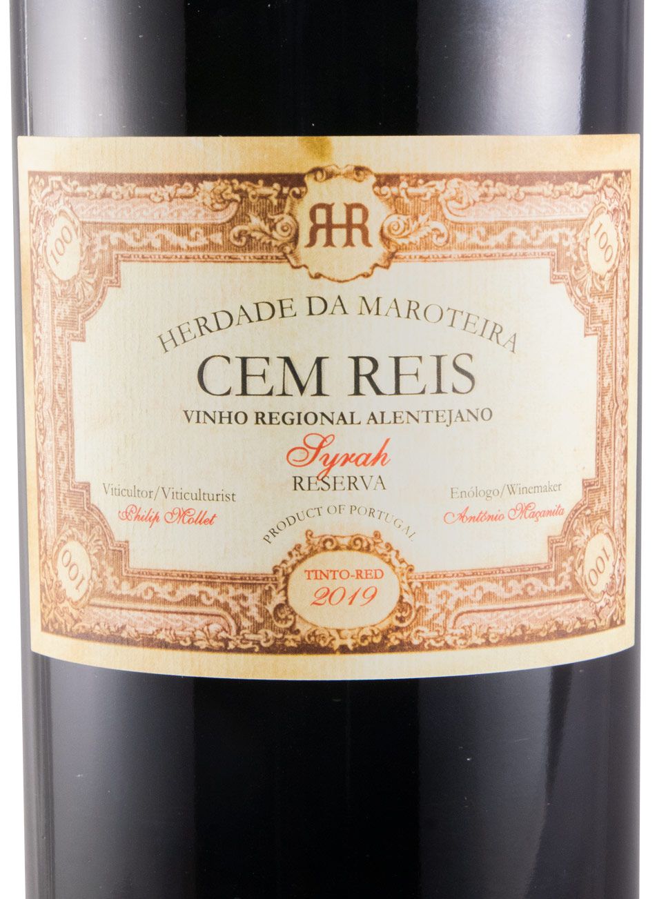 2019 Herdade da Maroteira Cem Reis Syrah Reserva red 1.5L