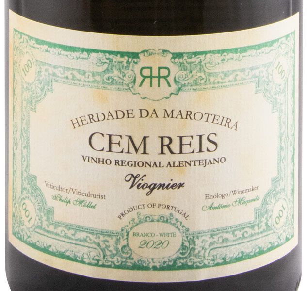 2020 Herdade da Maroteira Cem Reis Viognier branco