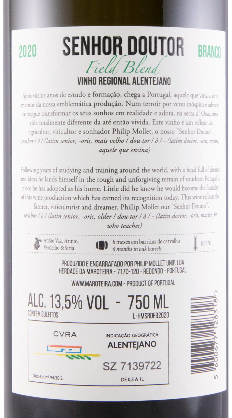 2020 Senhor Doutor Field Blend branco