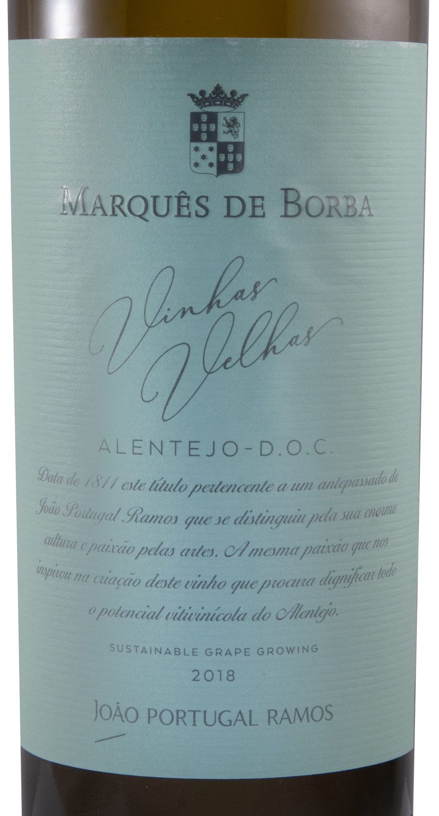 2018 João Portugal Ramos Marquês de Borba Vinhas Velhas branco