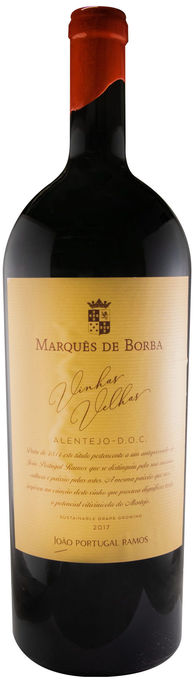 2017 João Portugal Ramos Marquês de Borba Vinhas Velhas red 6L