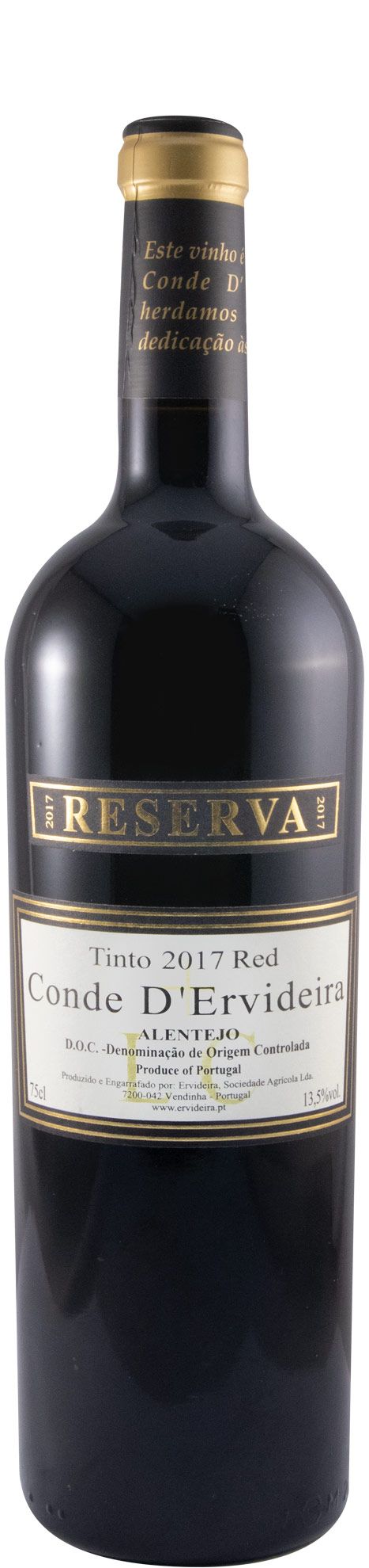 2017 Conde D'Ervideira Reserva red