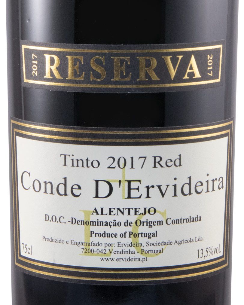 2017 Conde D'Ervideira Reserva red