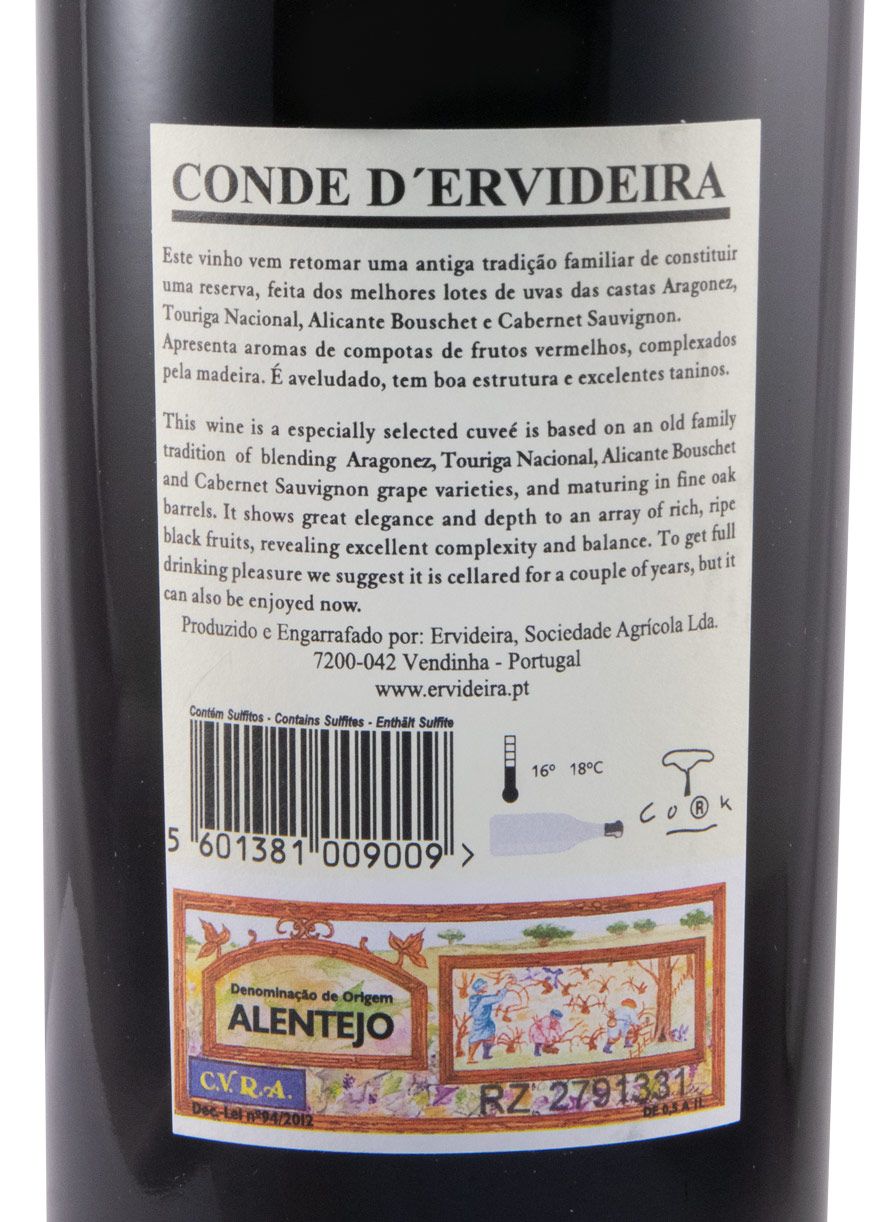2017 Conde D'Ervideira Reserva red