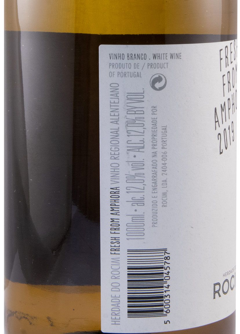 2019 Herdade do Rocim Fresh from Amphora white 1L