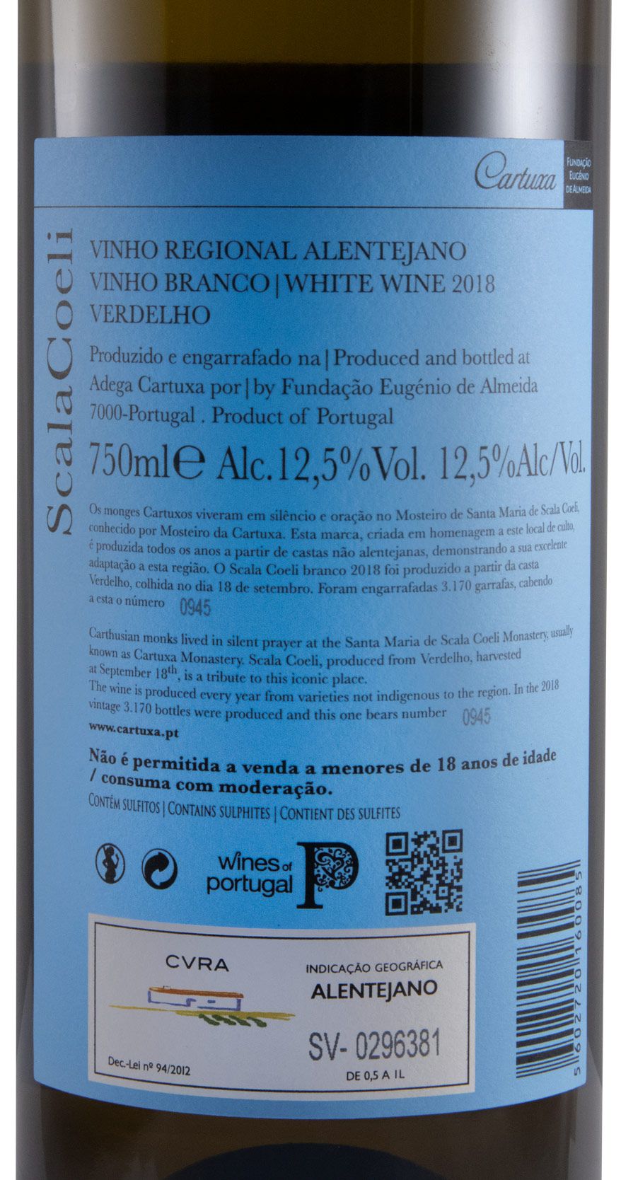 2018 Scala Coeli Verdelho branco