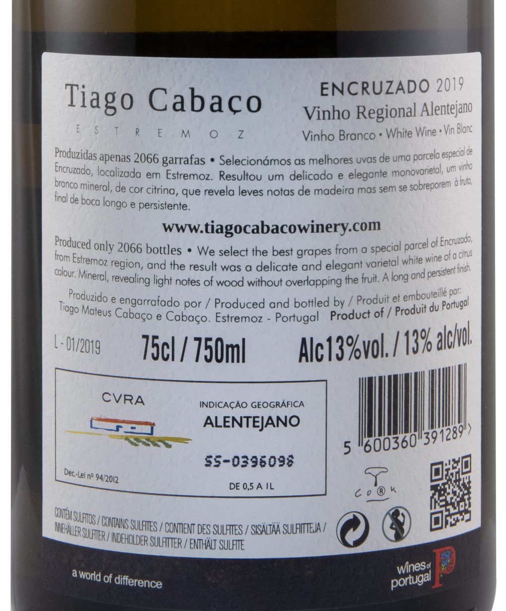 2019 Tiago Cabaço Encruzado branco