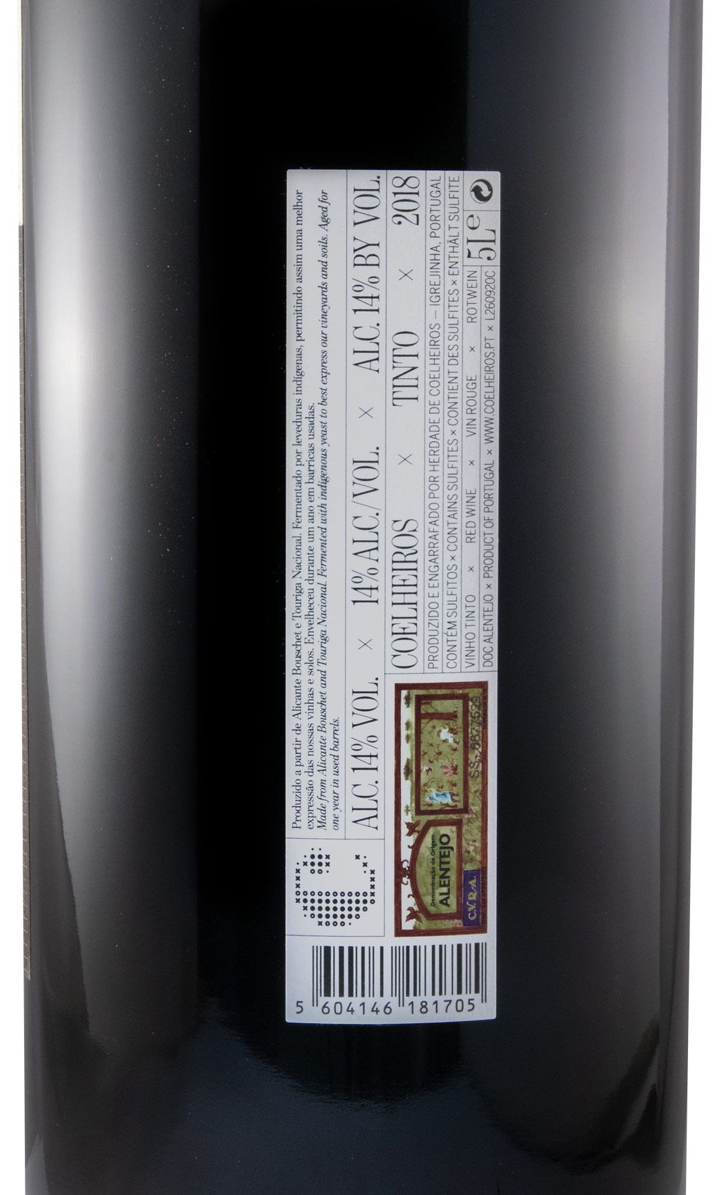 2018 Coelheiros red 5L