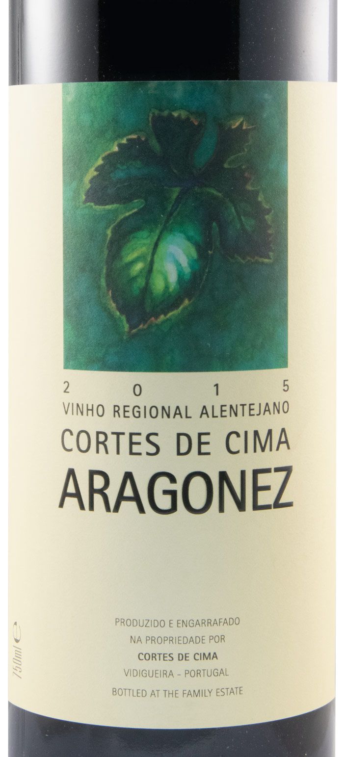 2015 Cortes de Cima Aragonez red