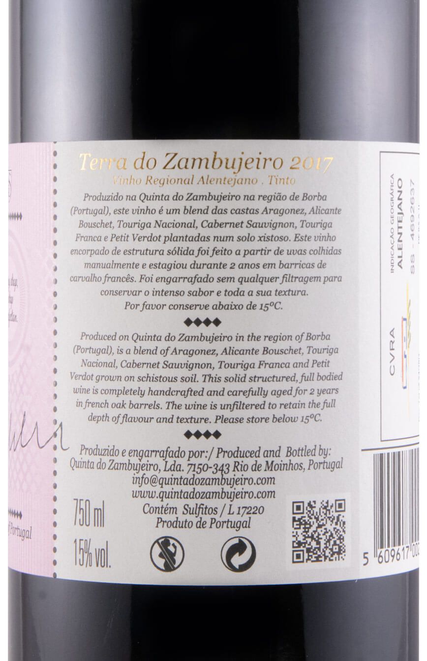 2017 Terra do Zambujeiro red