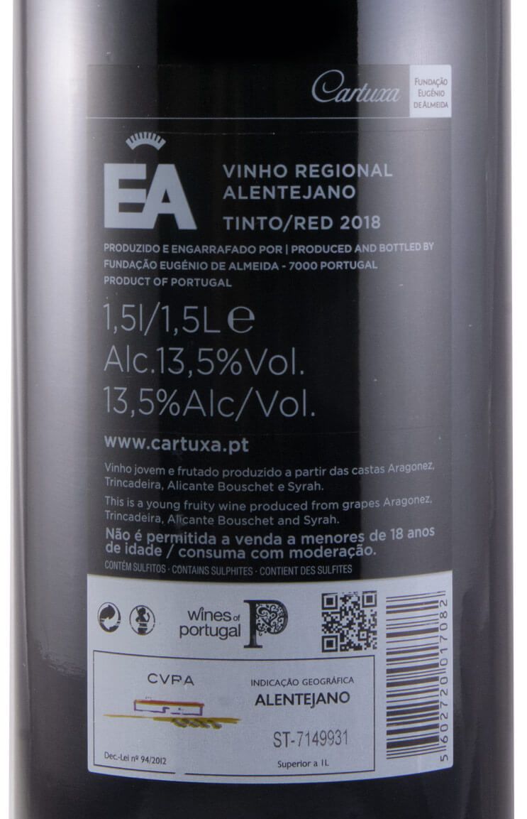 2018 Fundação Eugénio de Almeida EA red 1.5L
