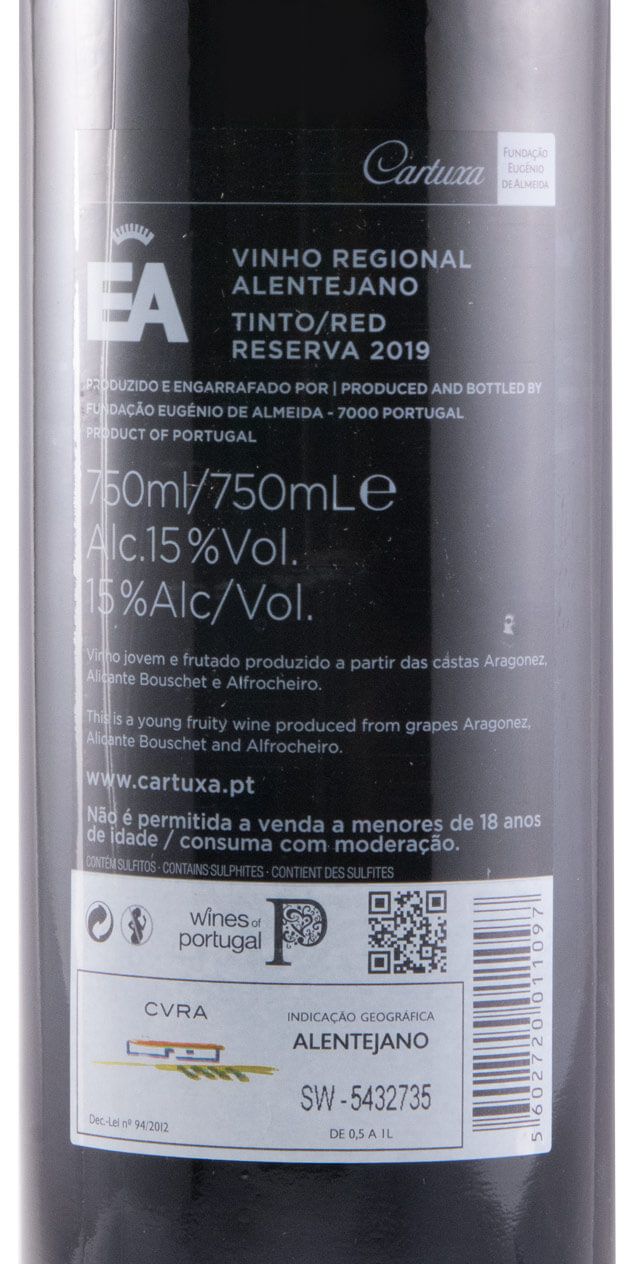 2019 Fundação Eugénio de Almeida EA Reserva red