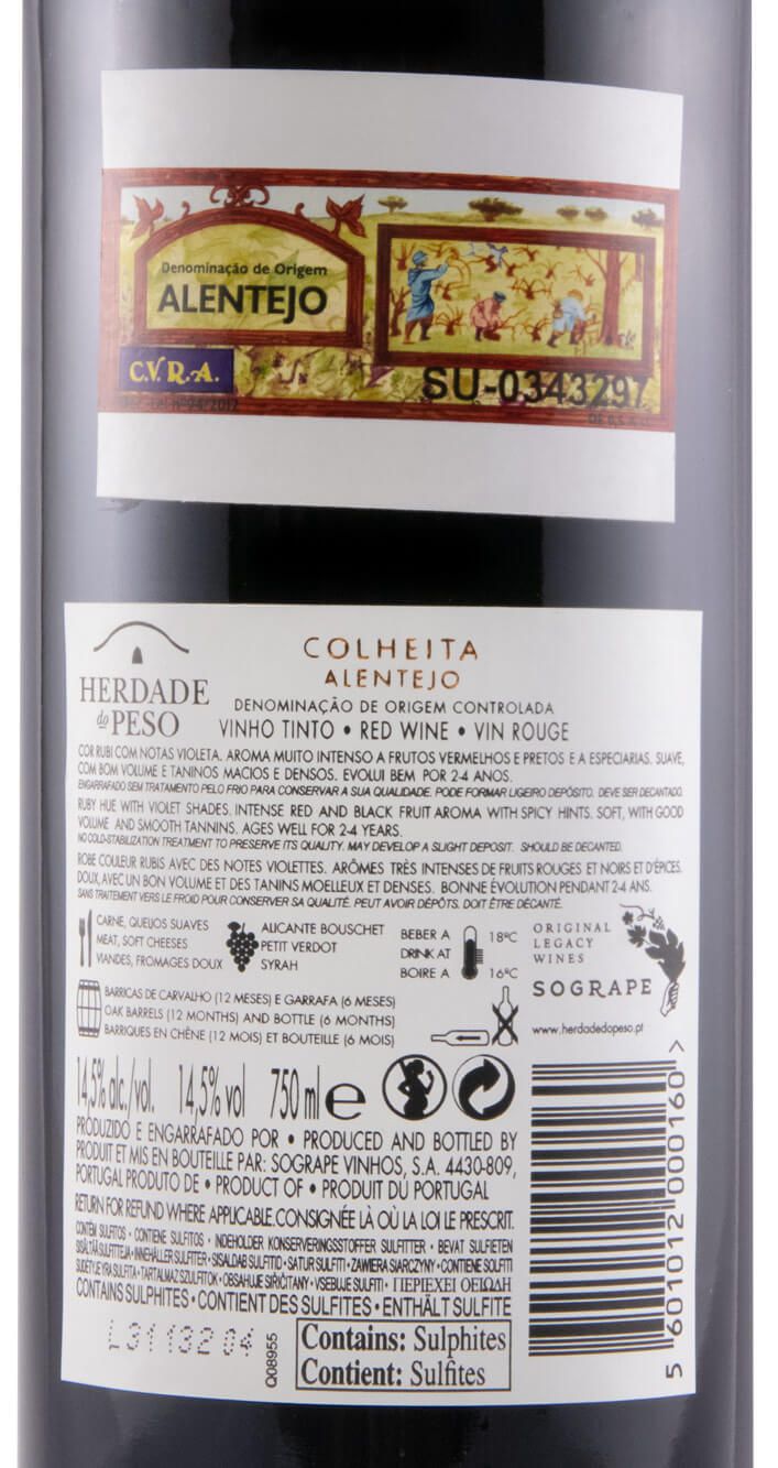 2018 Herdade do Peso Colheita tinto