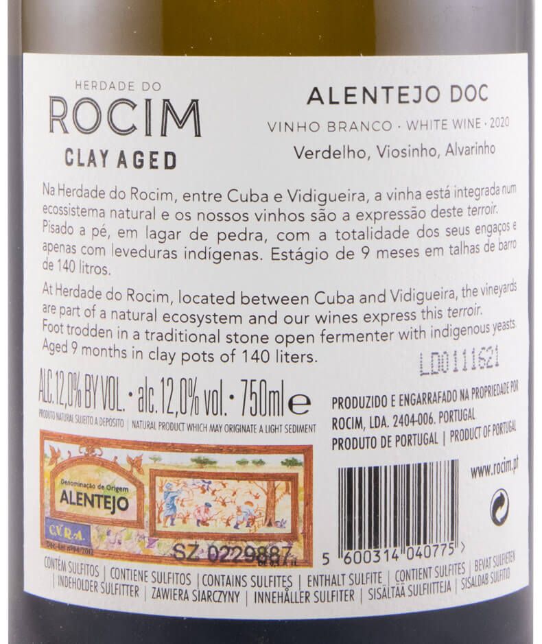 2020 Herdade do Rocim Clay Aged white