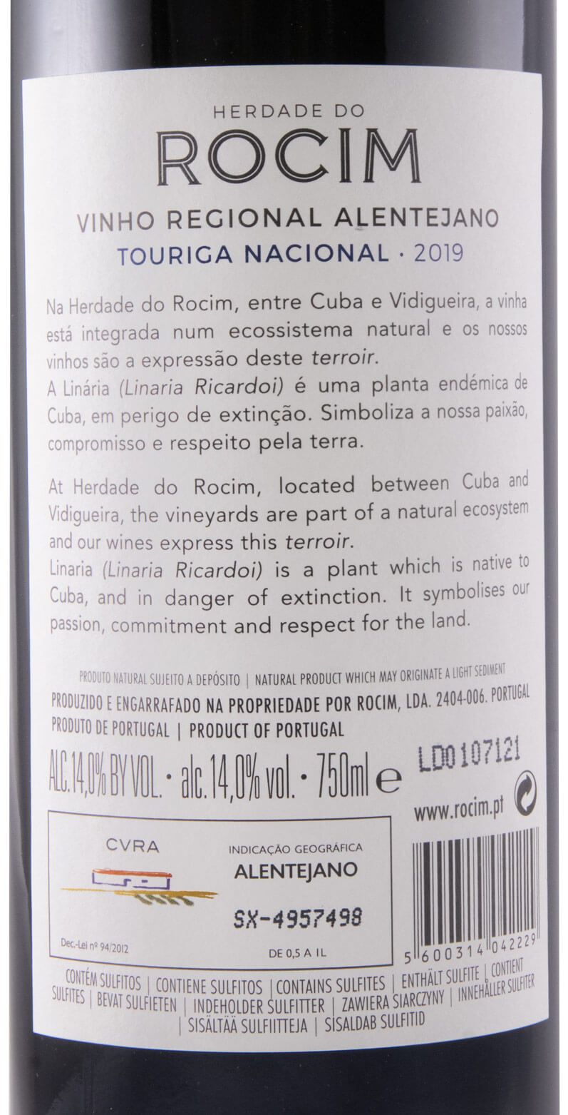 2019 Herdade do Rocim Touriga Nacional red