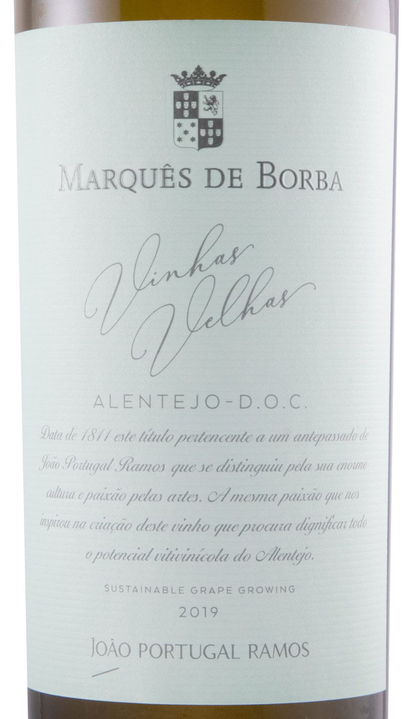 2019 João Portugal Ramos Marquês de Borba Vinhas Velhas branco