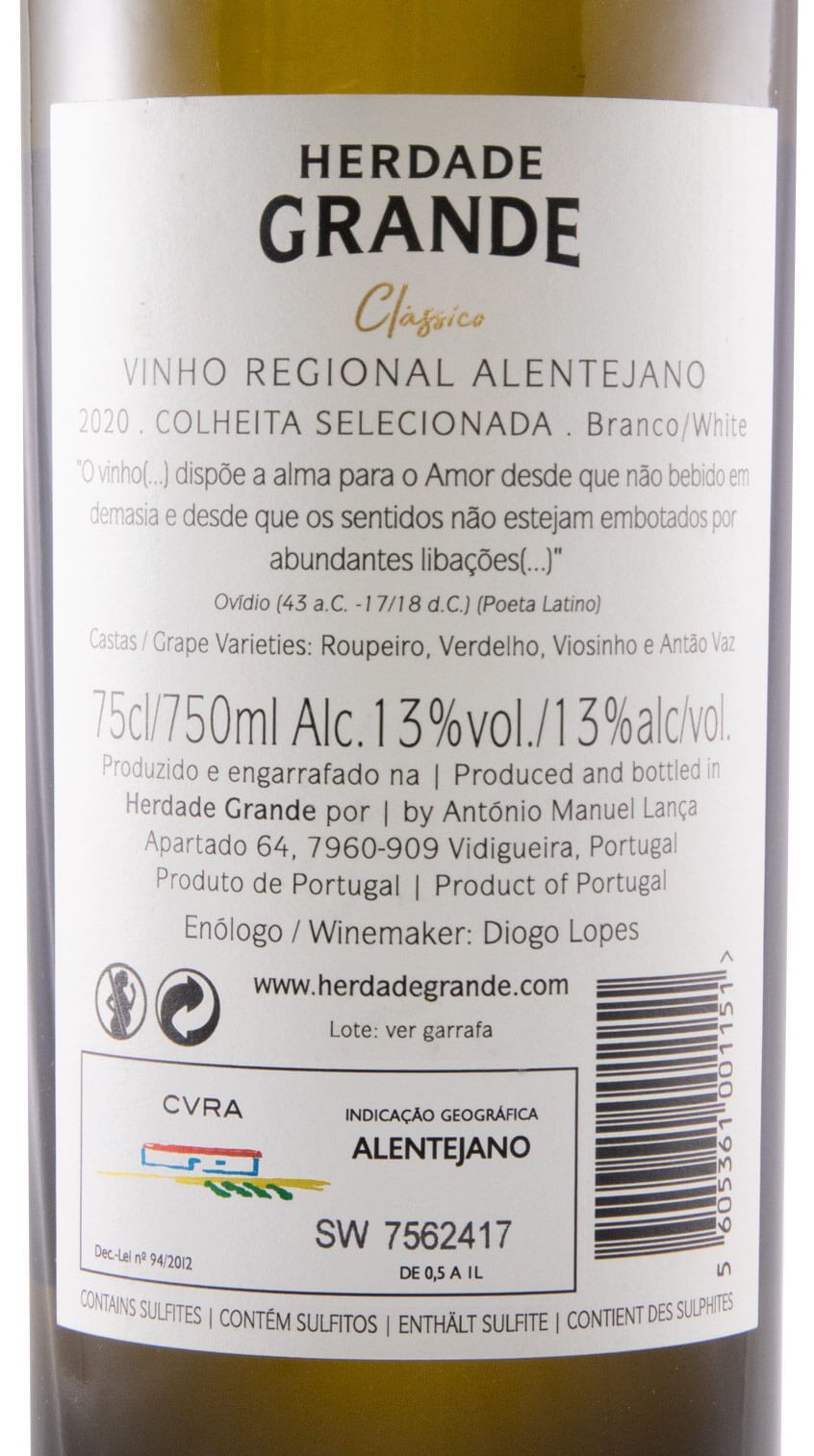 2020 Herdade Grande branco
