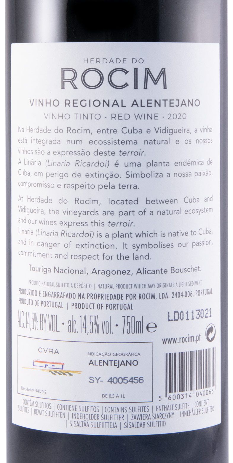 2020 Herdade do Rocim red